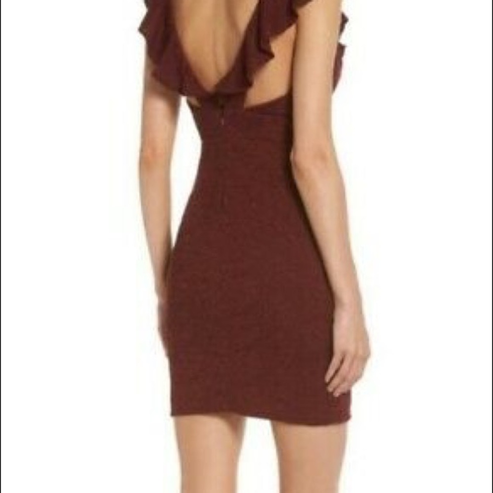 Lulus Mini Cocktail Lace Dress (Navy)